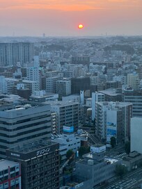 Sunset from our Room Window.