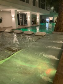 Pool at night
