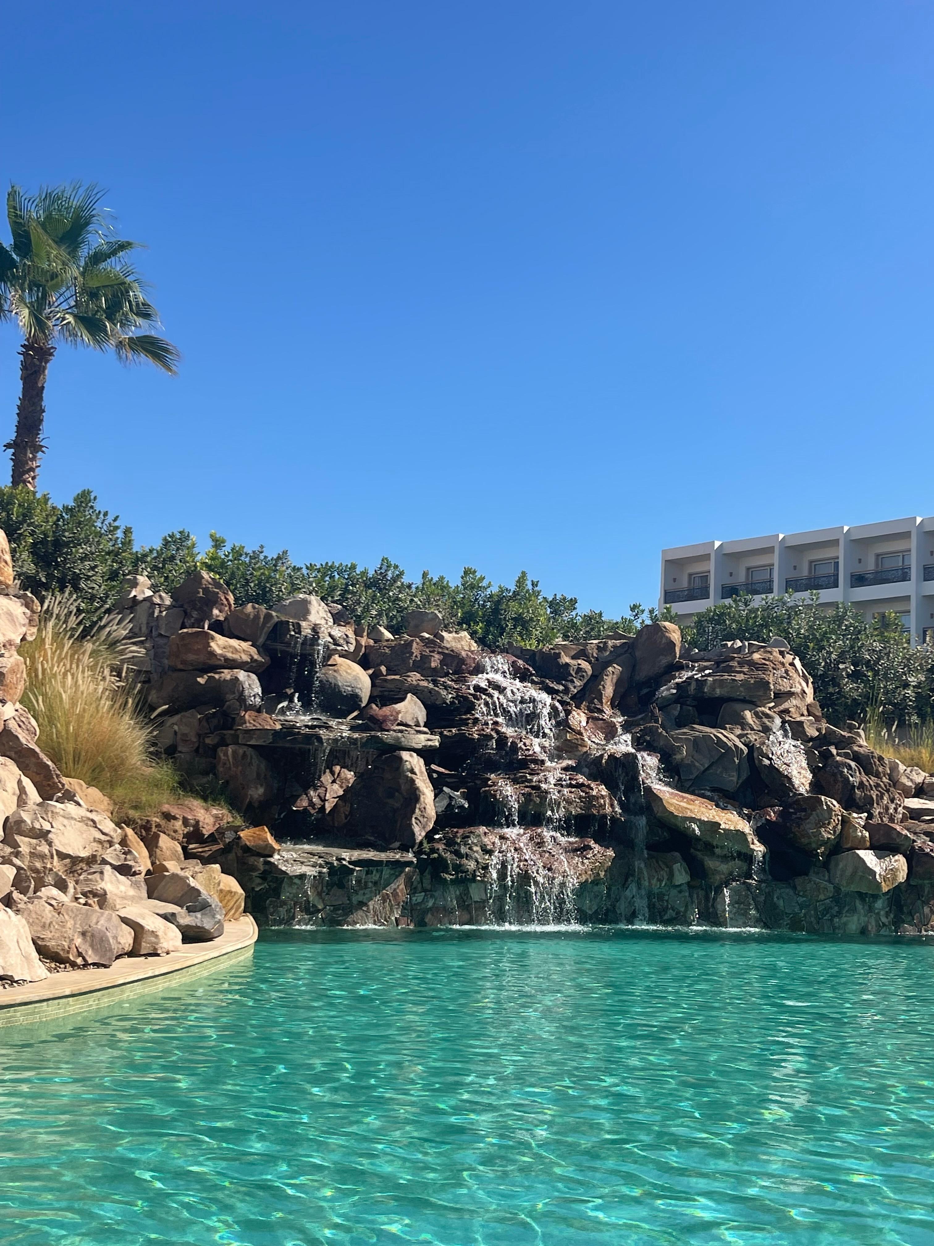 One of the pools with a bar