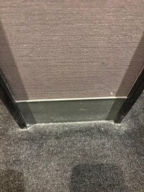 All around the corners need to be vacuum , the carpets look very thirty.