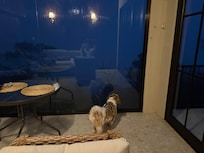 Sitting room in the dark