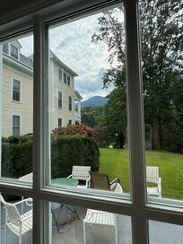 view from the breakfast area