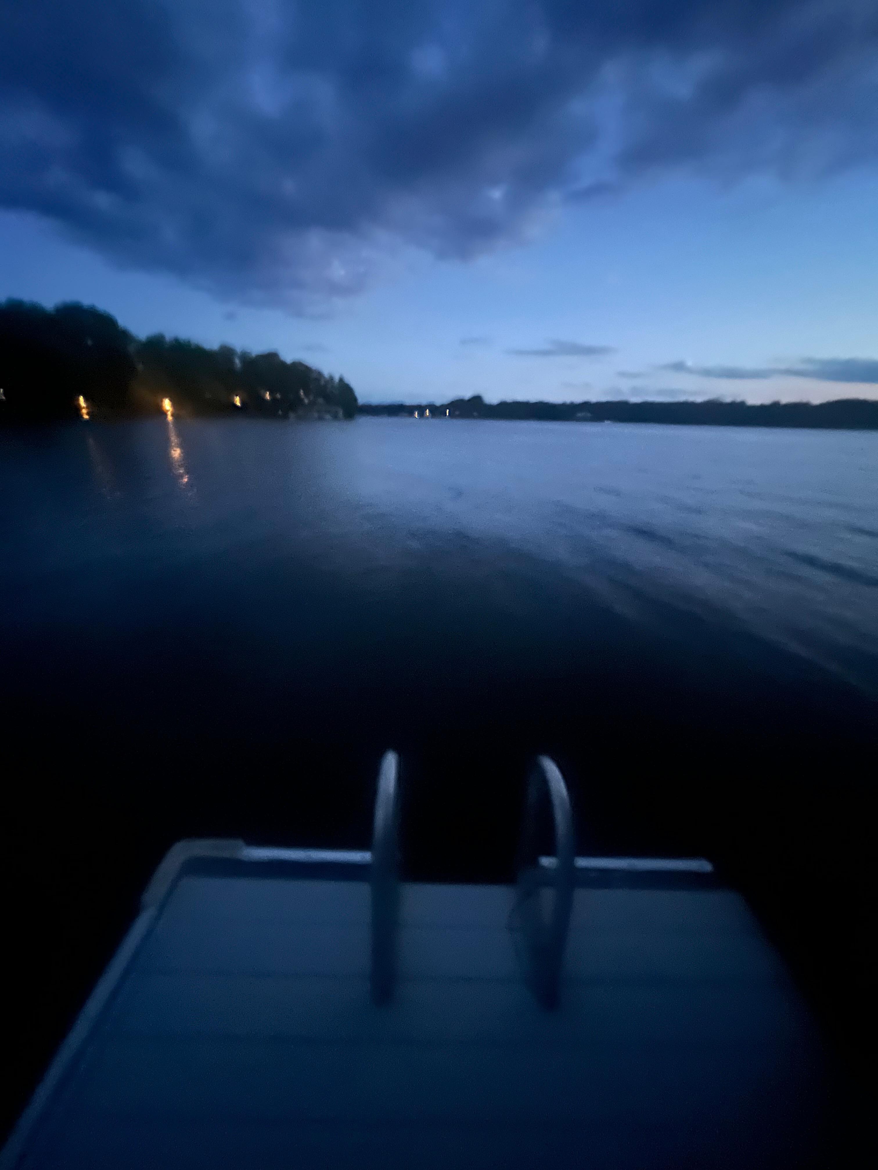 Great night view from the dock no better peaceful place be
