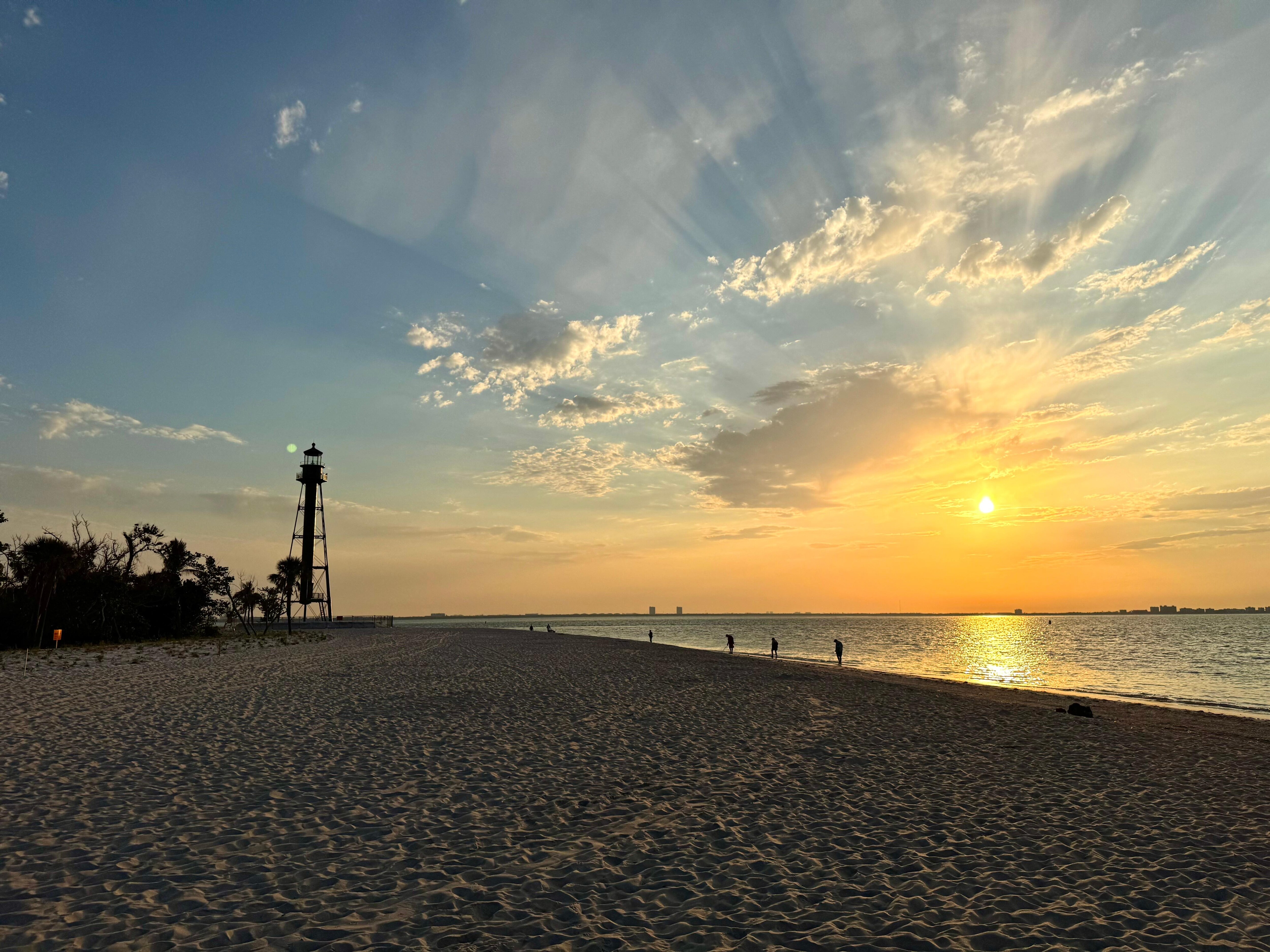 Sunrise Sanibel Light house beach