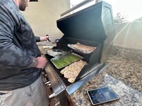 Patio with Grills and seating