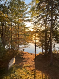 View in the morning out our bedroom window!