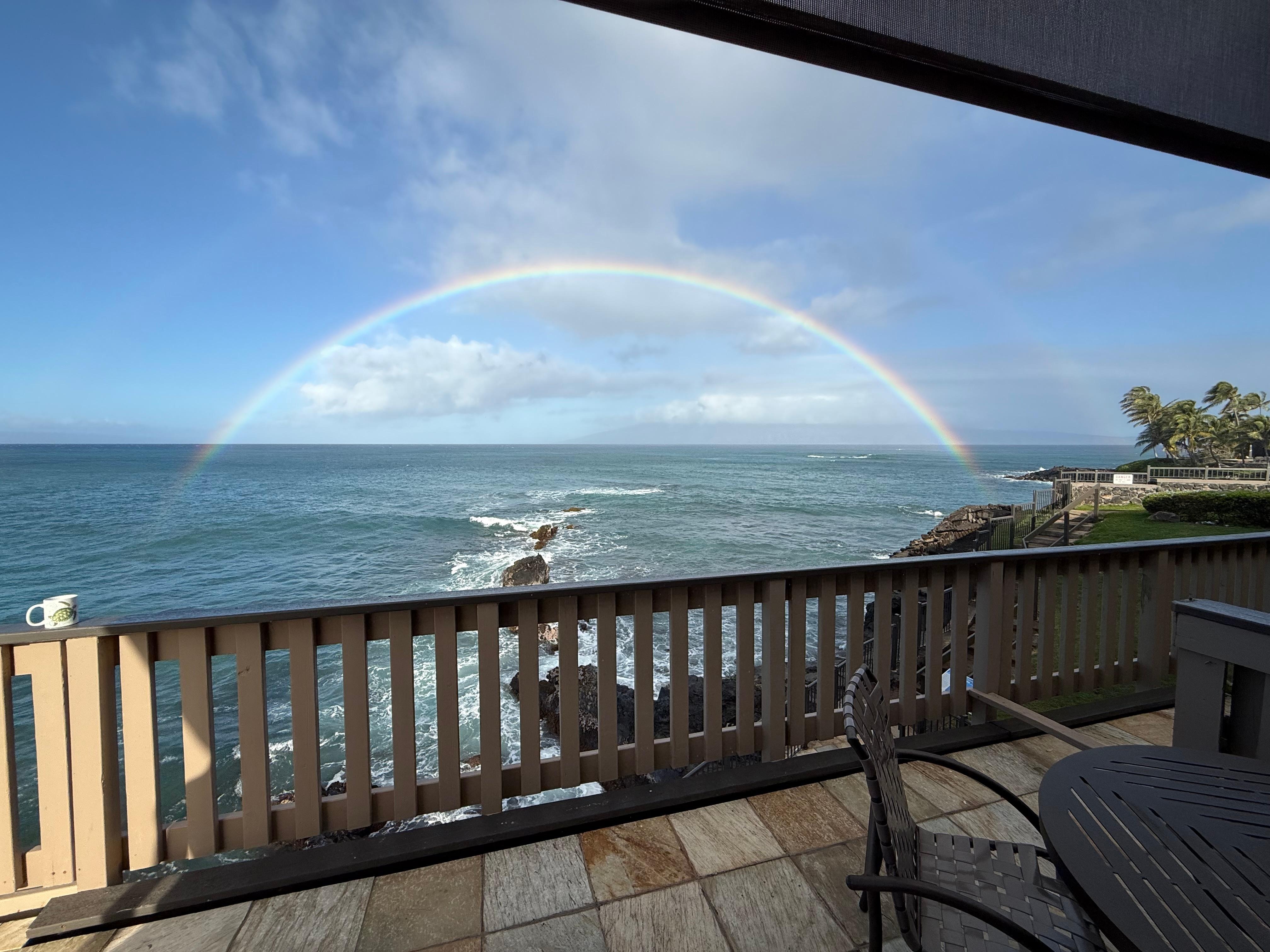 Rainbow from the deck
