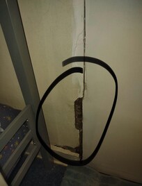 Hole in bedroom