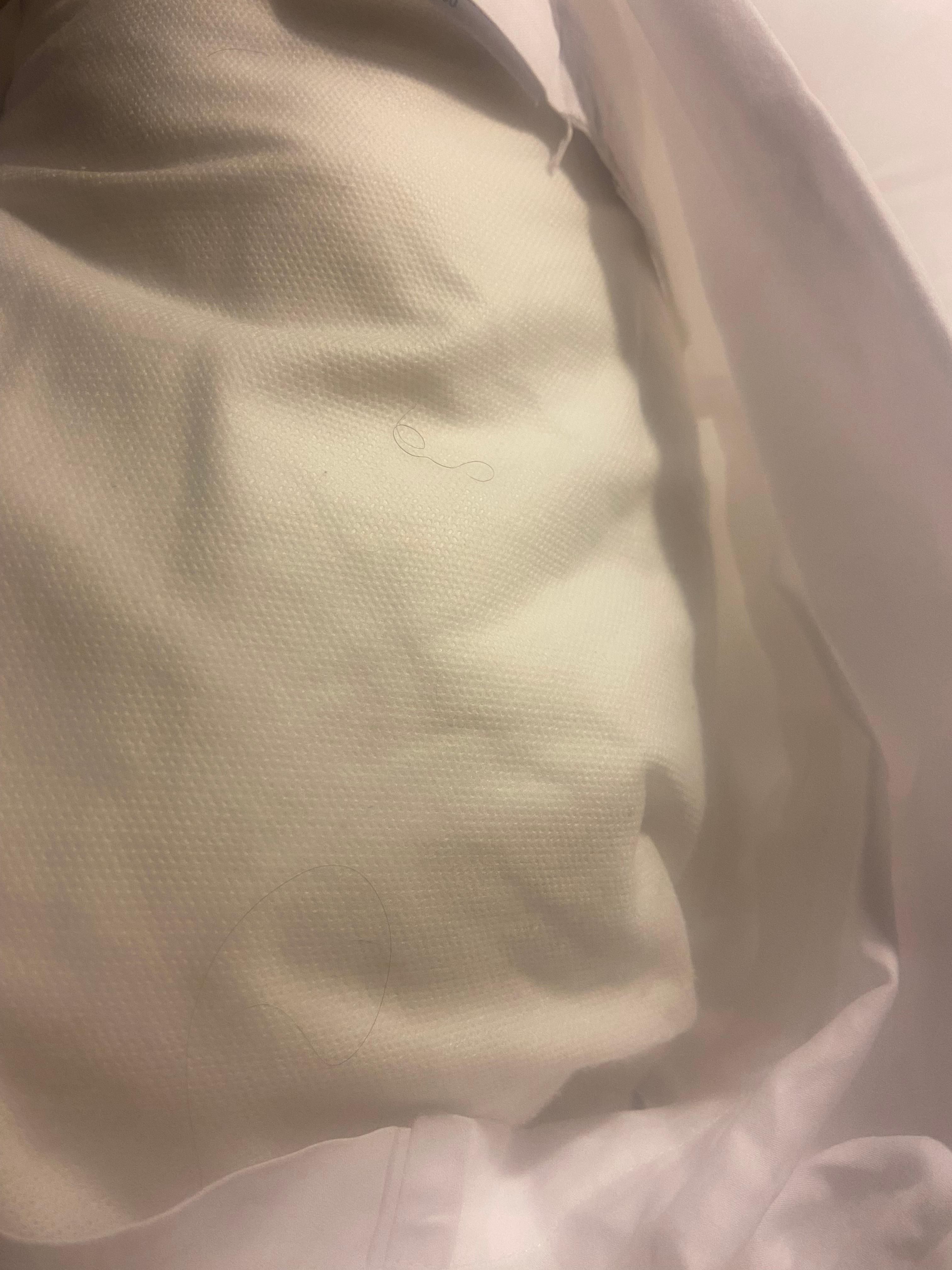 Hairs left on ‘clean’ pillows 🫣