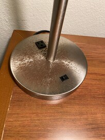 Strange stain on lamp