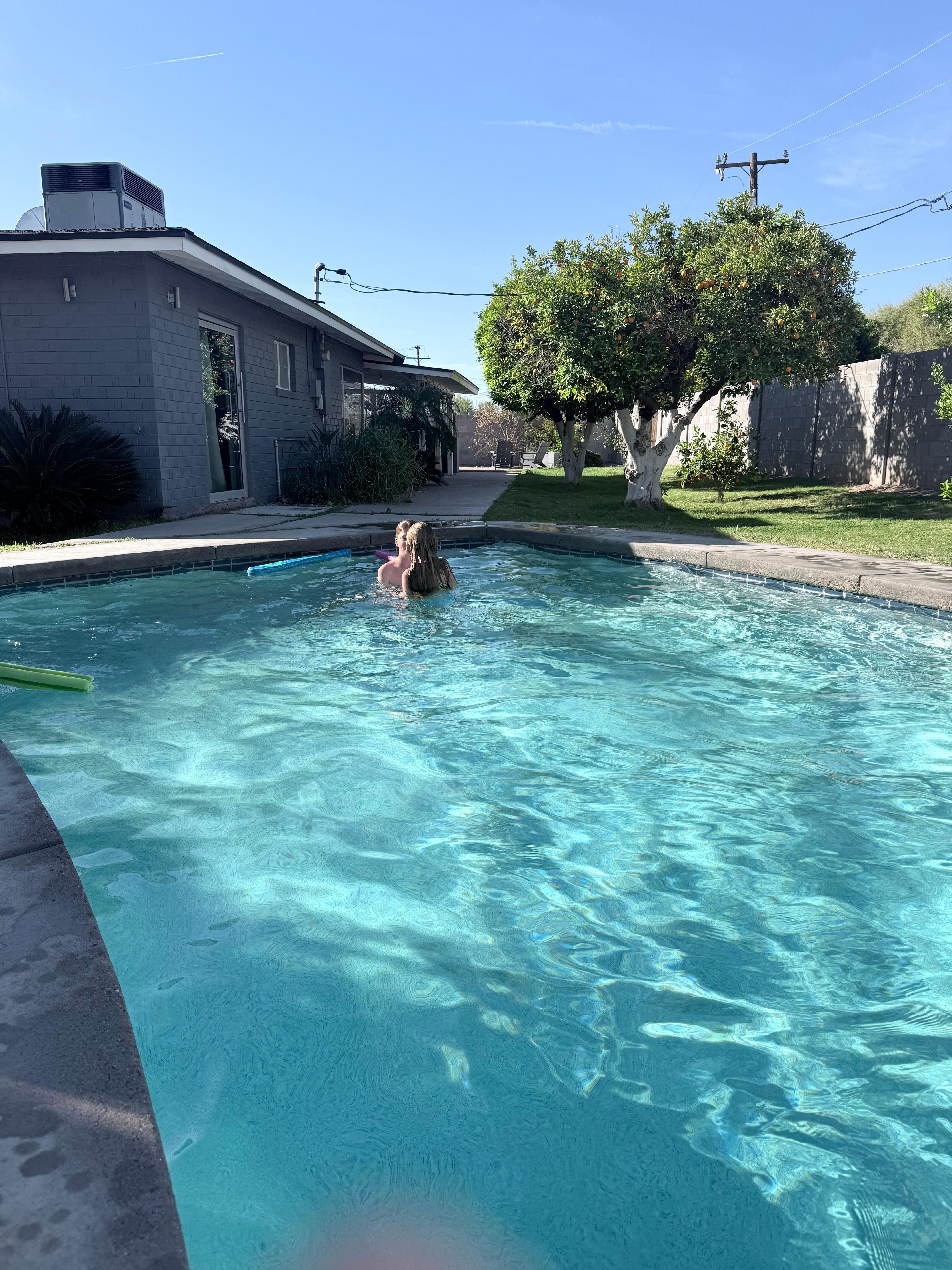 pool was perfect for the warm weather & good sized yard made this spot very pet friendly.