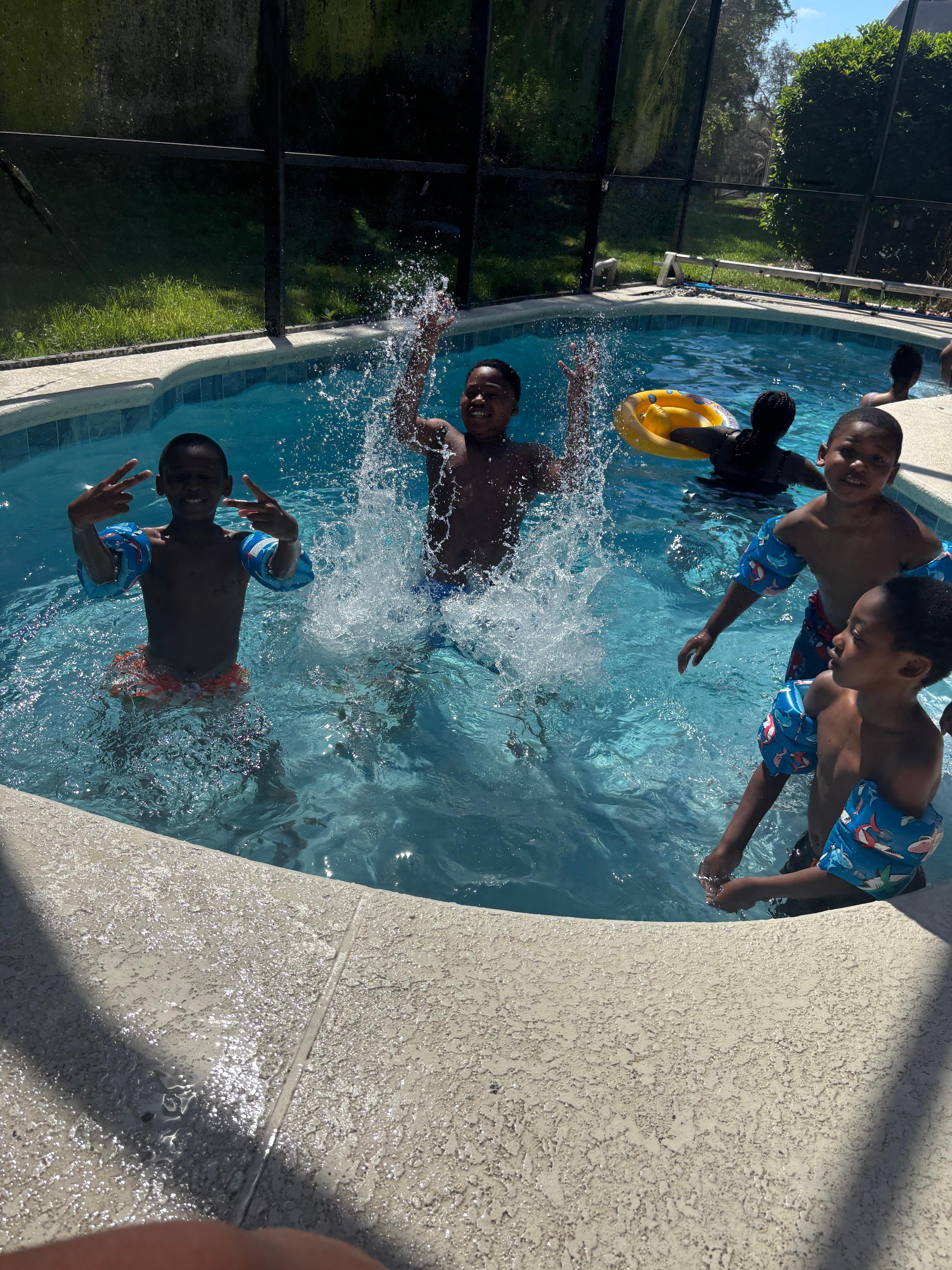 My Babies njoyin the FL SUN!!