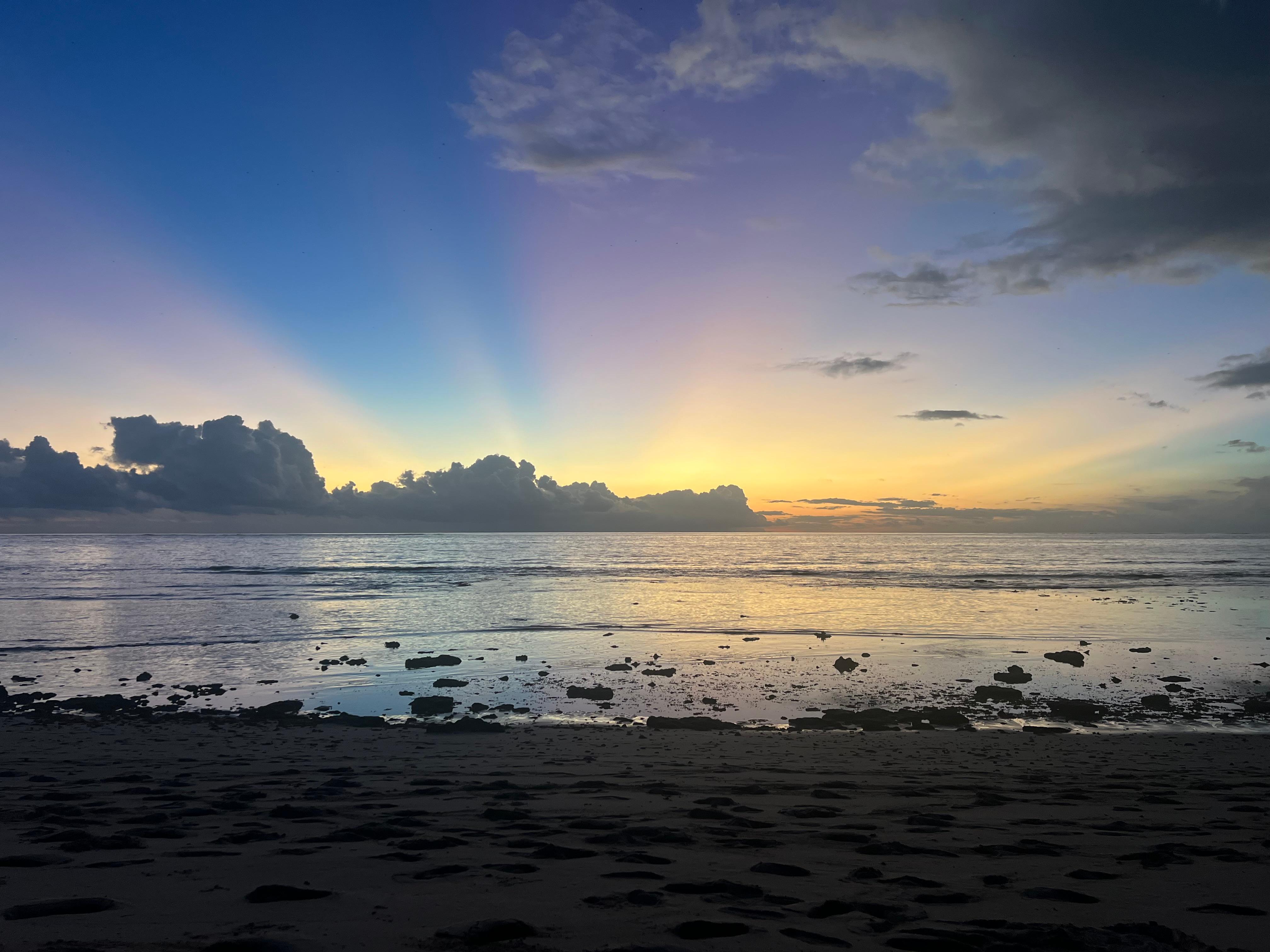 From sunset beach. 