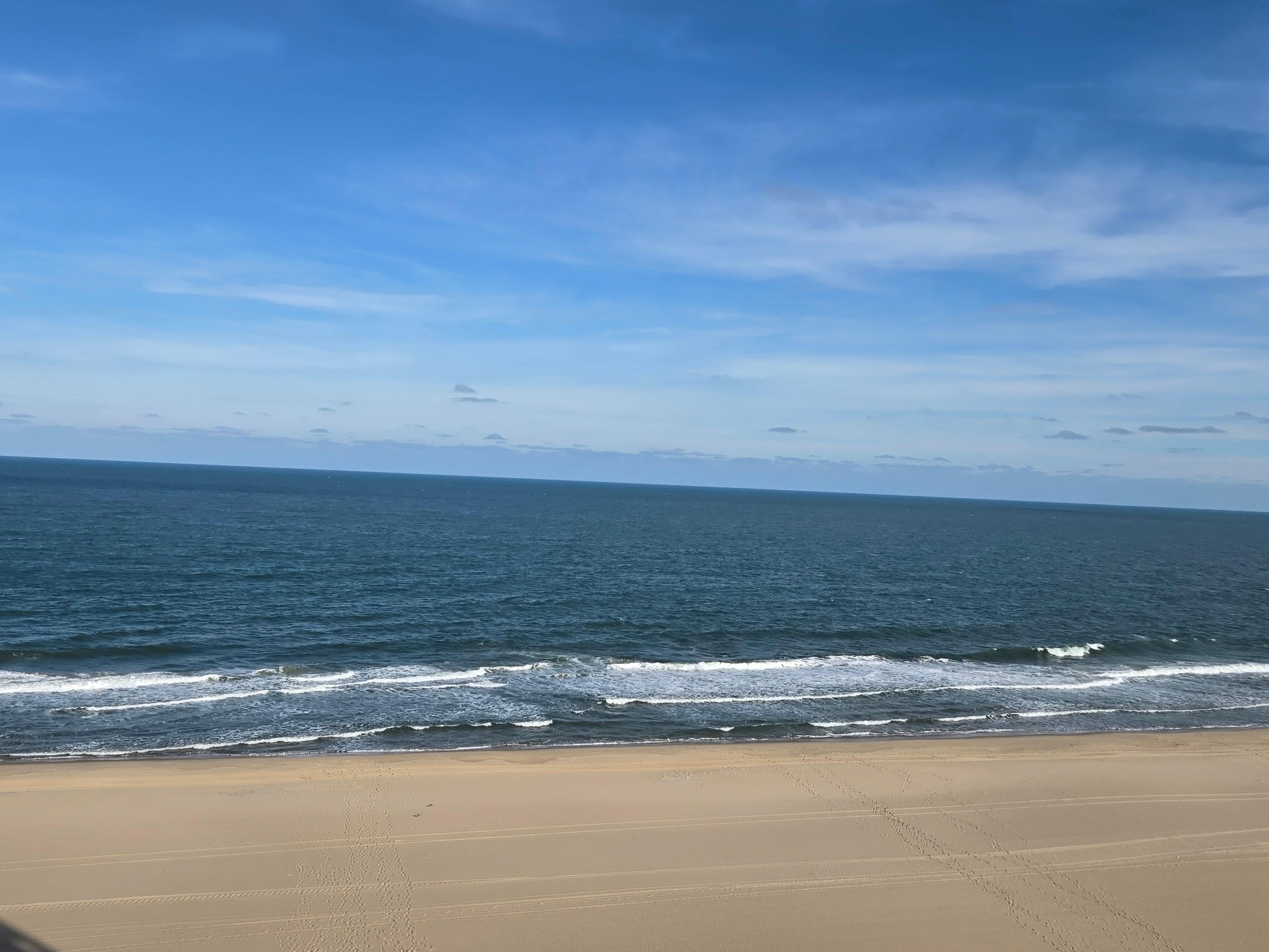 Ocean front view from the room