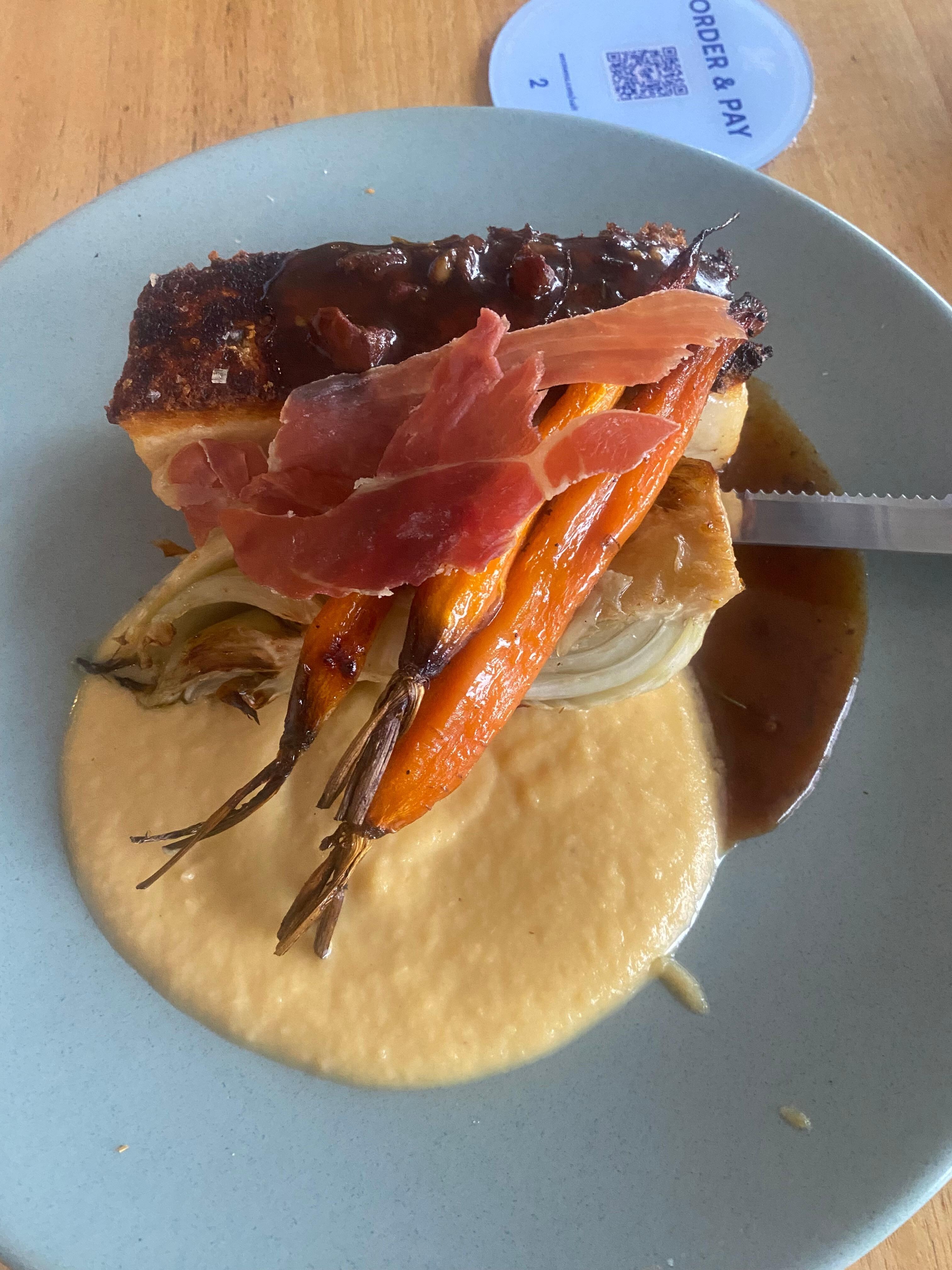 Top shelf pork belly within the complex at Salt