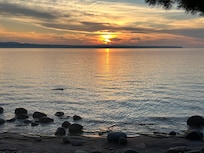 Sunset view from the back yard.
