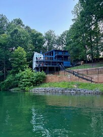 View of house from the lake