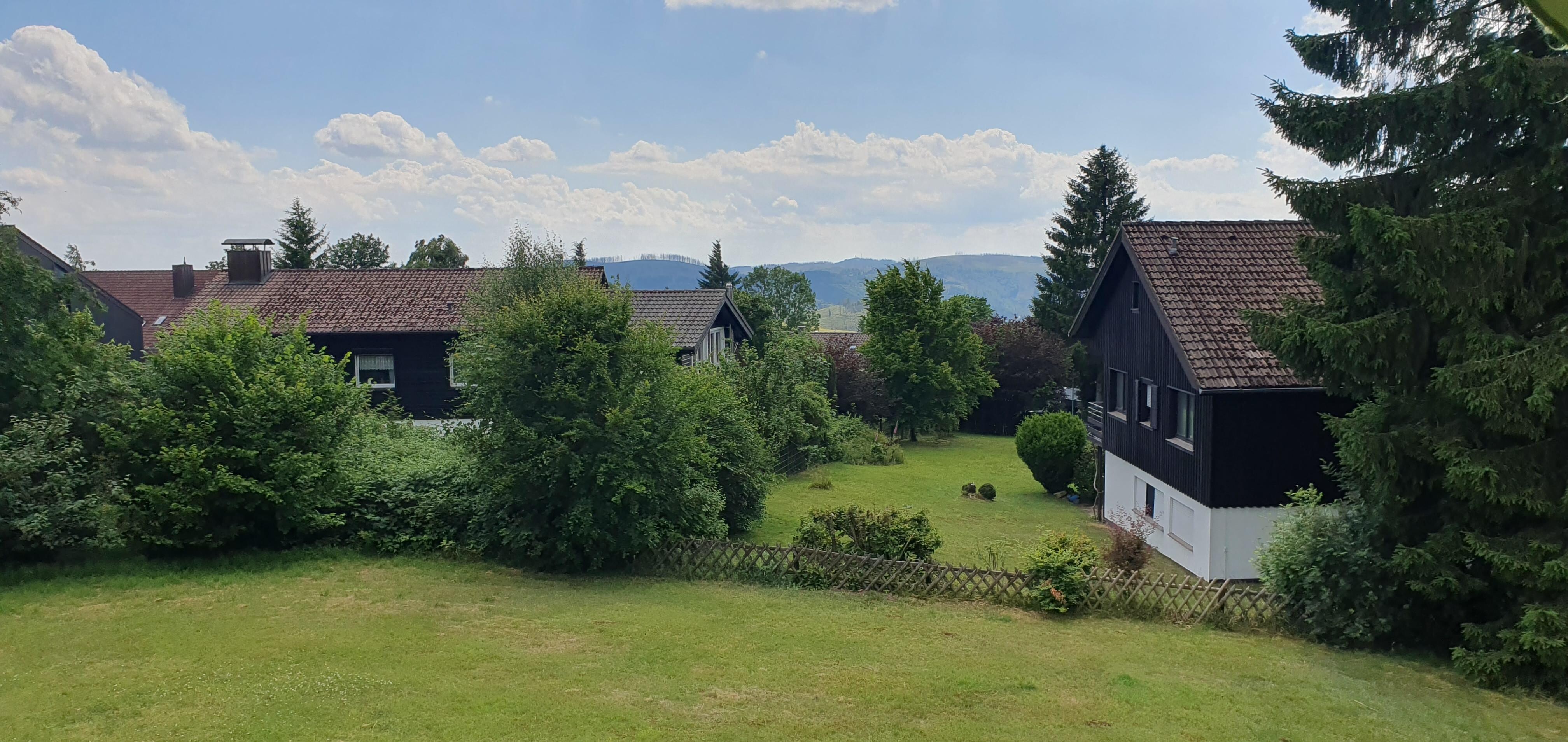 Blick vom Balkon 