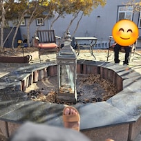 A variety of places outside to hangout & enjoy the natural environment