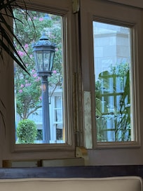 View thru the front door outside