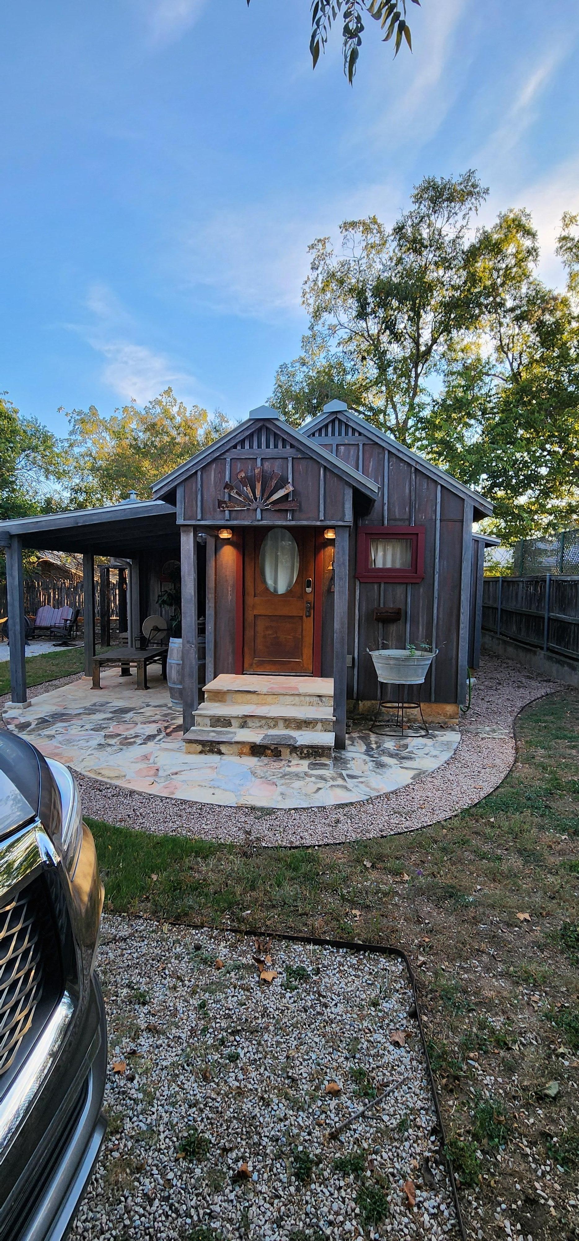 Pioneer cabin front door