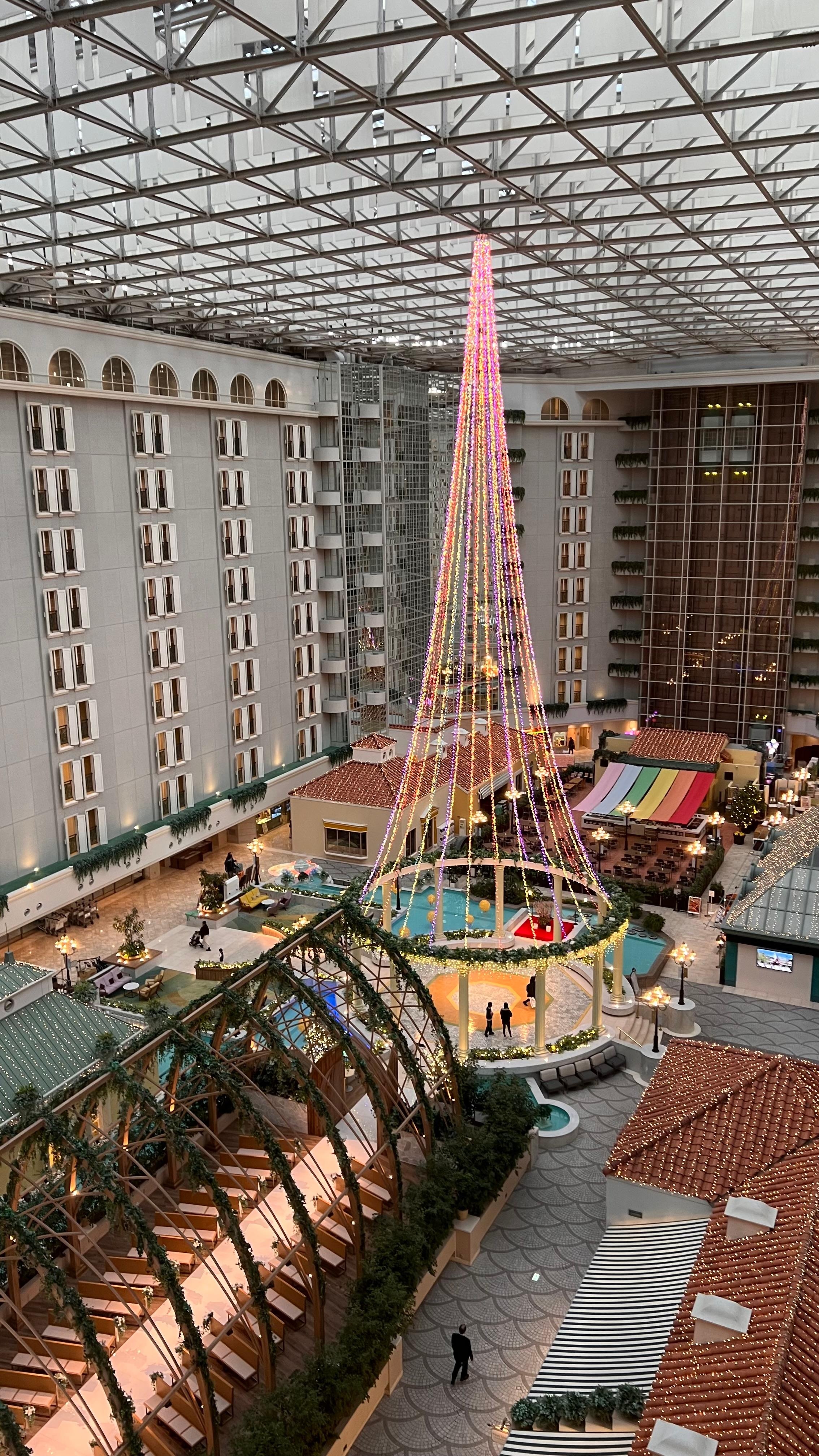 Main floor view from the top