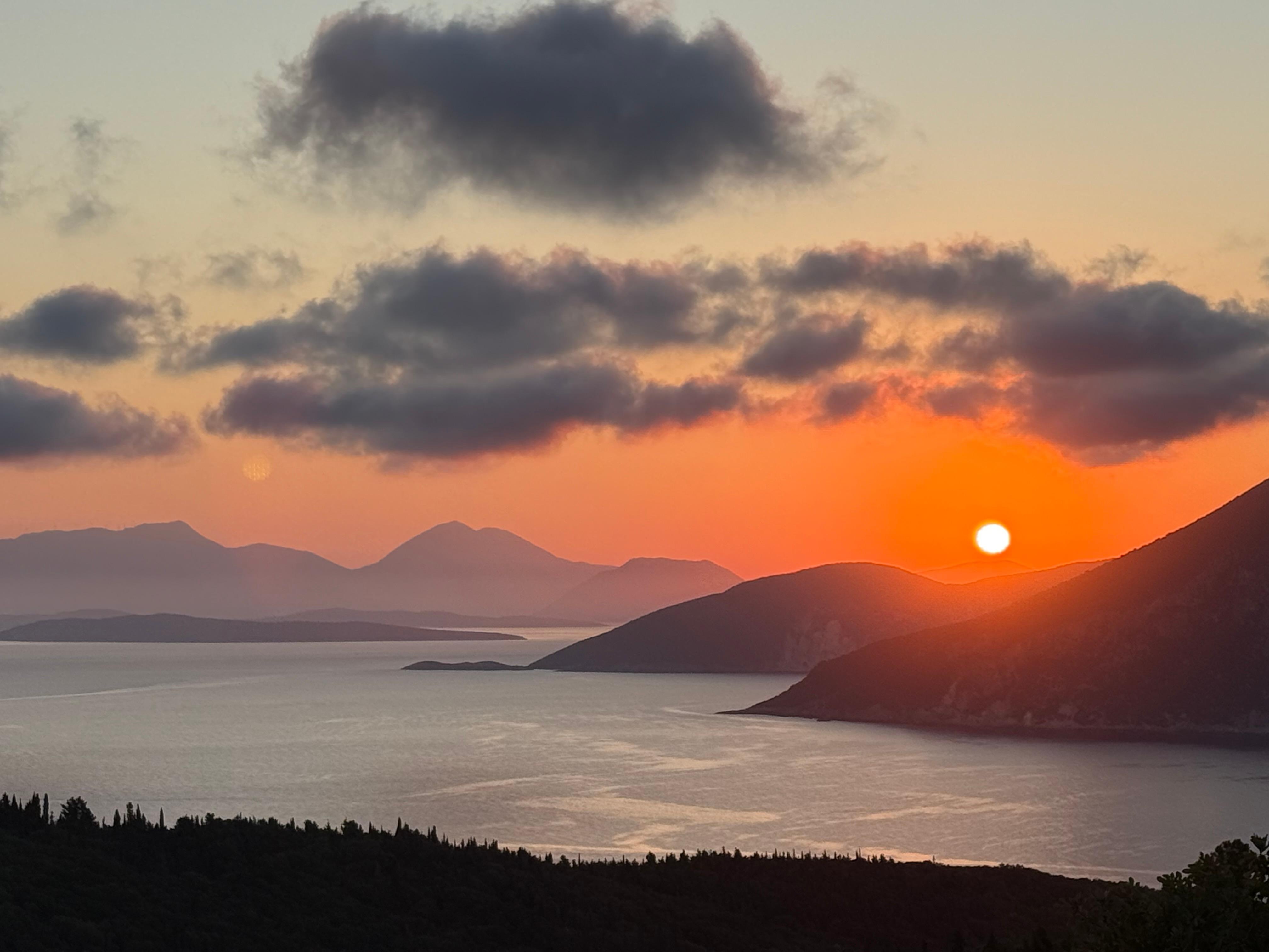 Sunrise from the villa