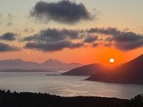 Sunrise from the villa