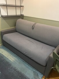 Sofa bed is not the same as pictured in the advertisement.