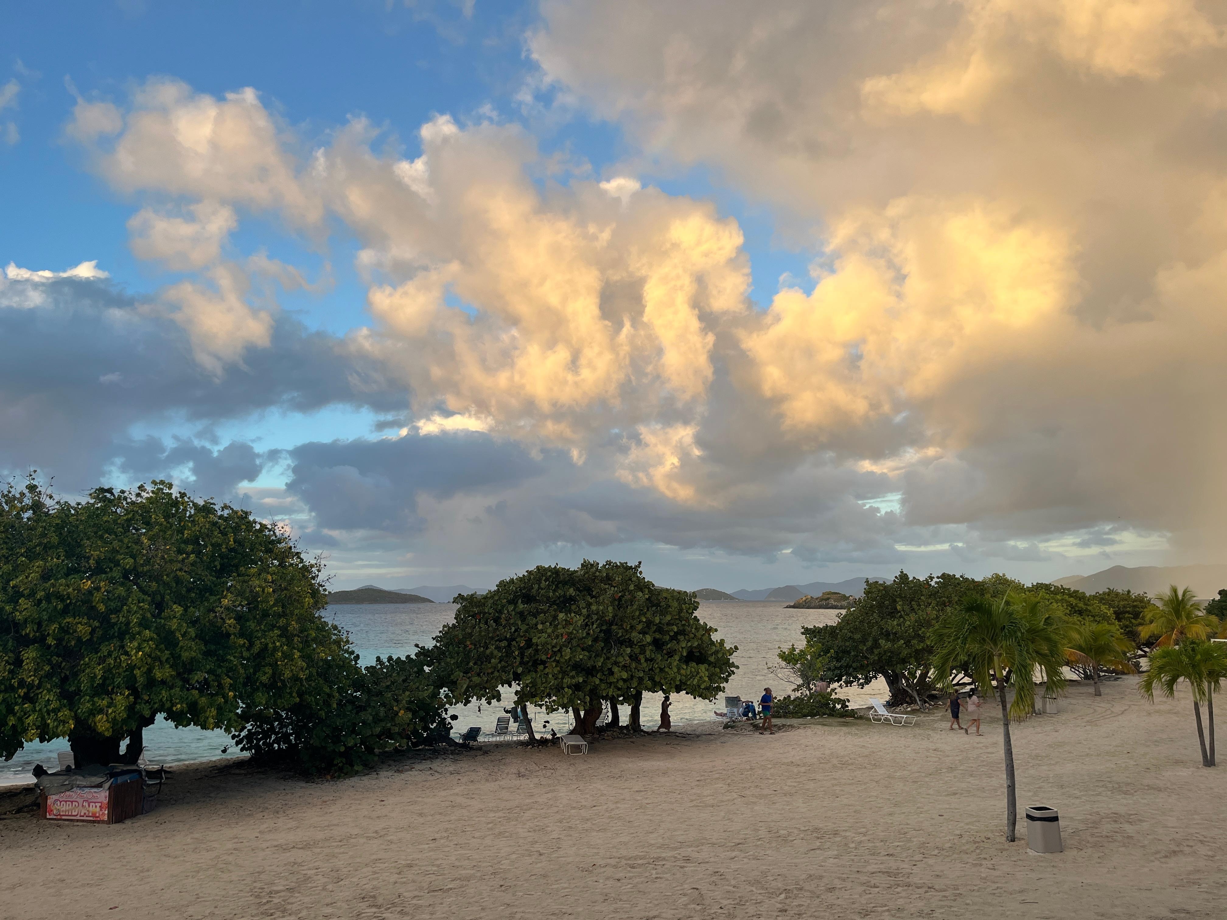 view from the balcony