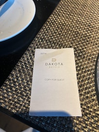 Valet parking tickets