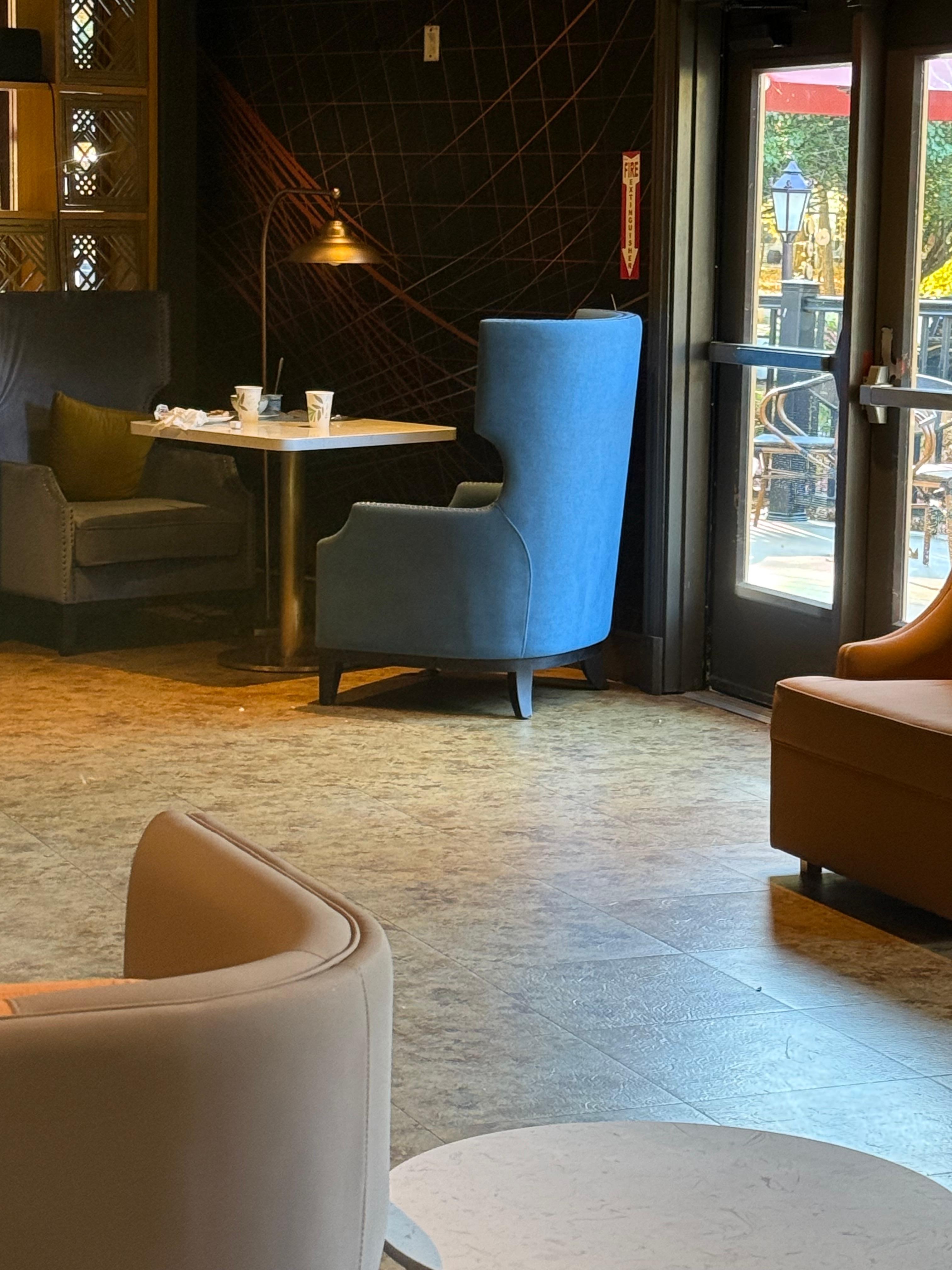 Trash just left about and the floor was very dirty. 