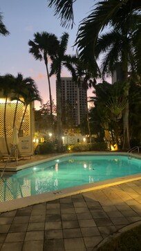 La vue de notre chambre.