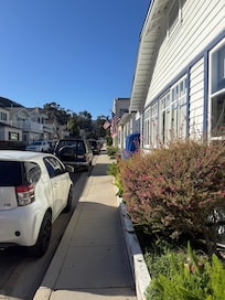 Outside of front door.