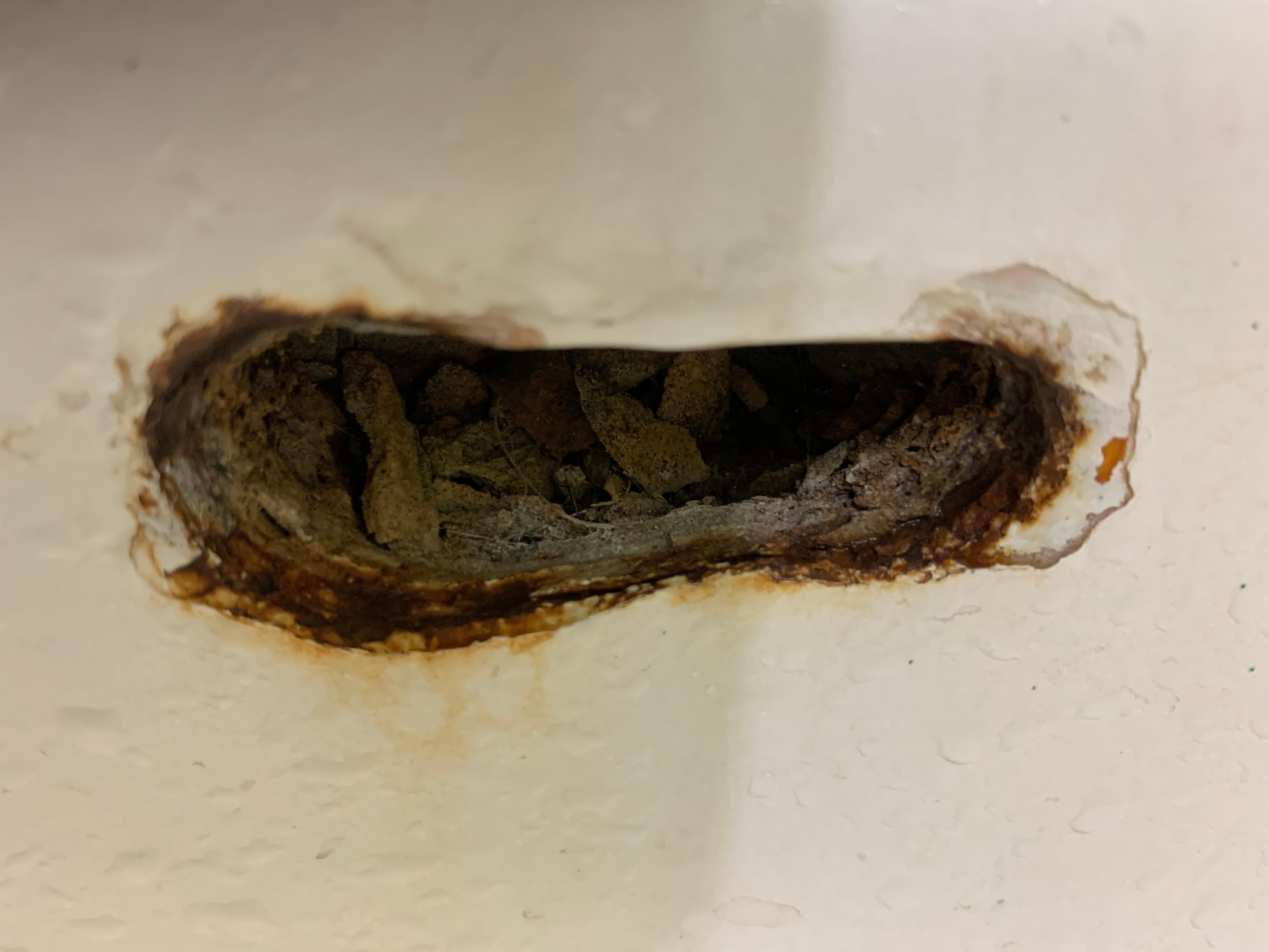 Overflow in bathroom