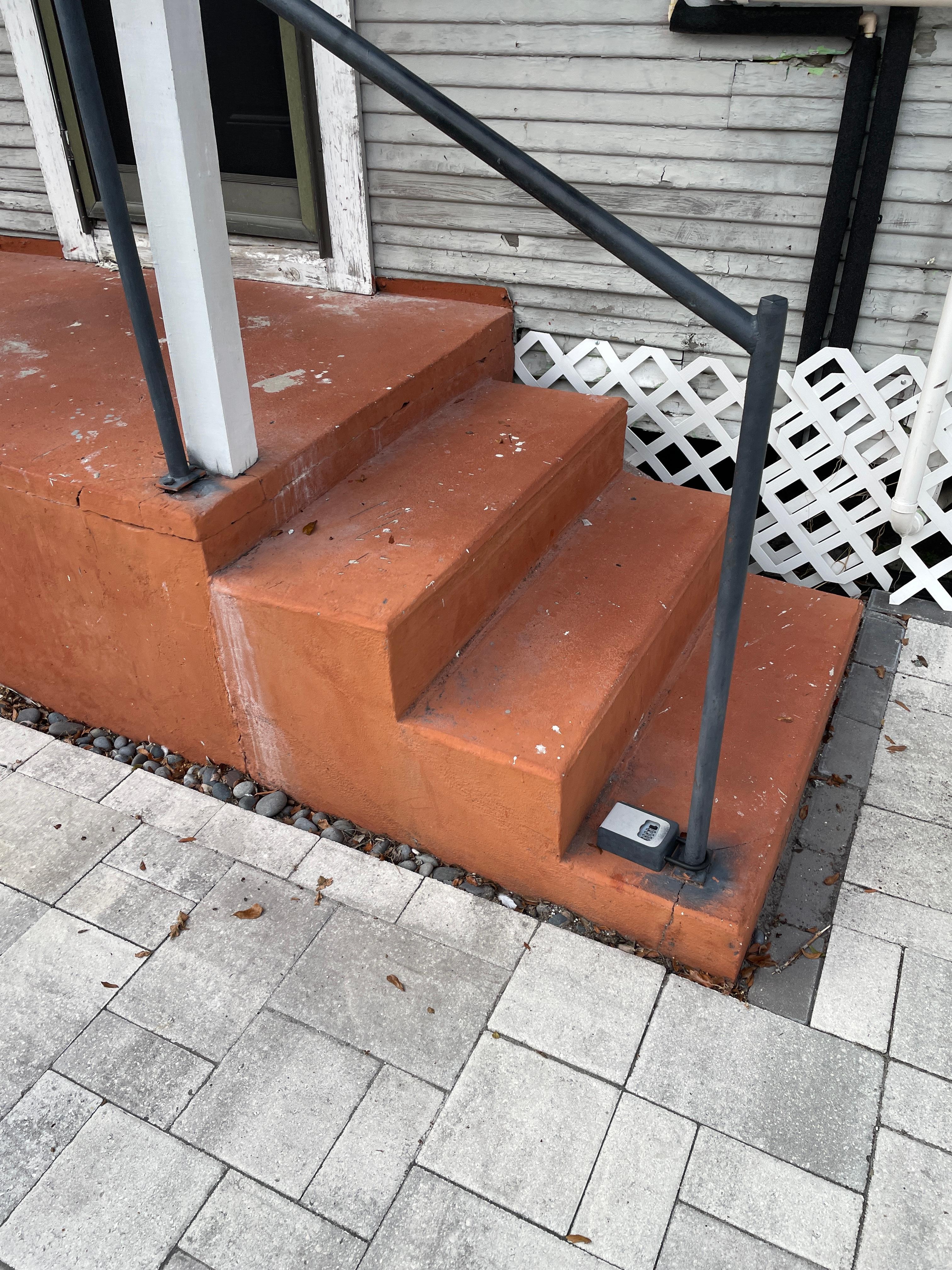 Entry to house from backyard