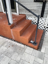 Entry to house from backyard