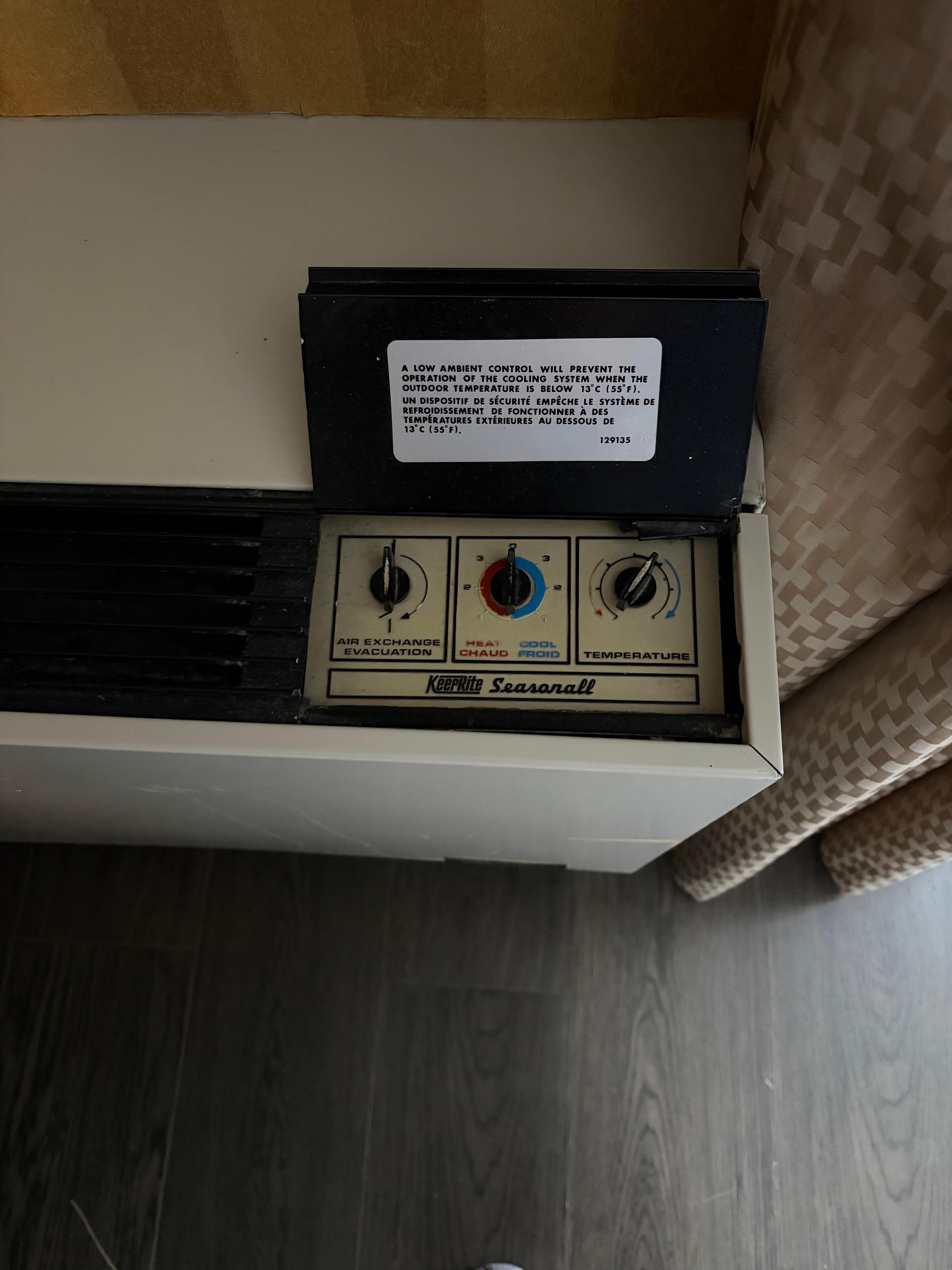 Heating/cooling controls