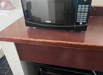 Furniture was all scratched and beat up