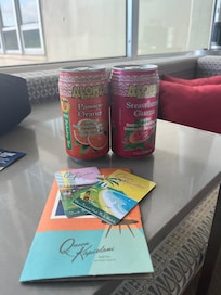 Complimentary juice!