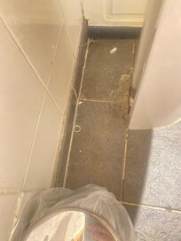 Garbage on the floor