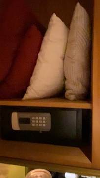 All rooms are equipped with digital safe lock boxes