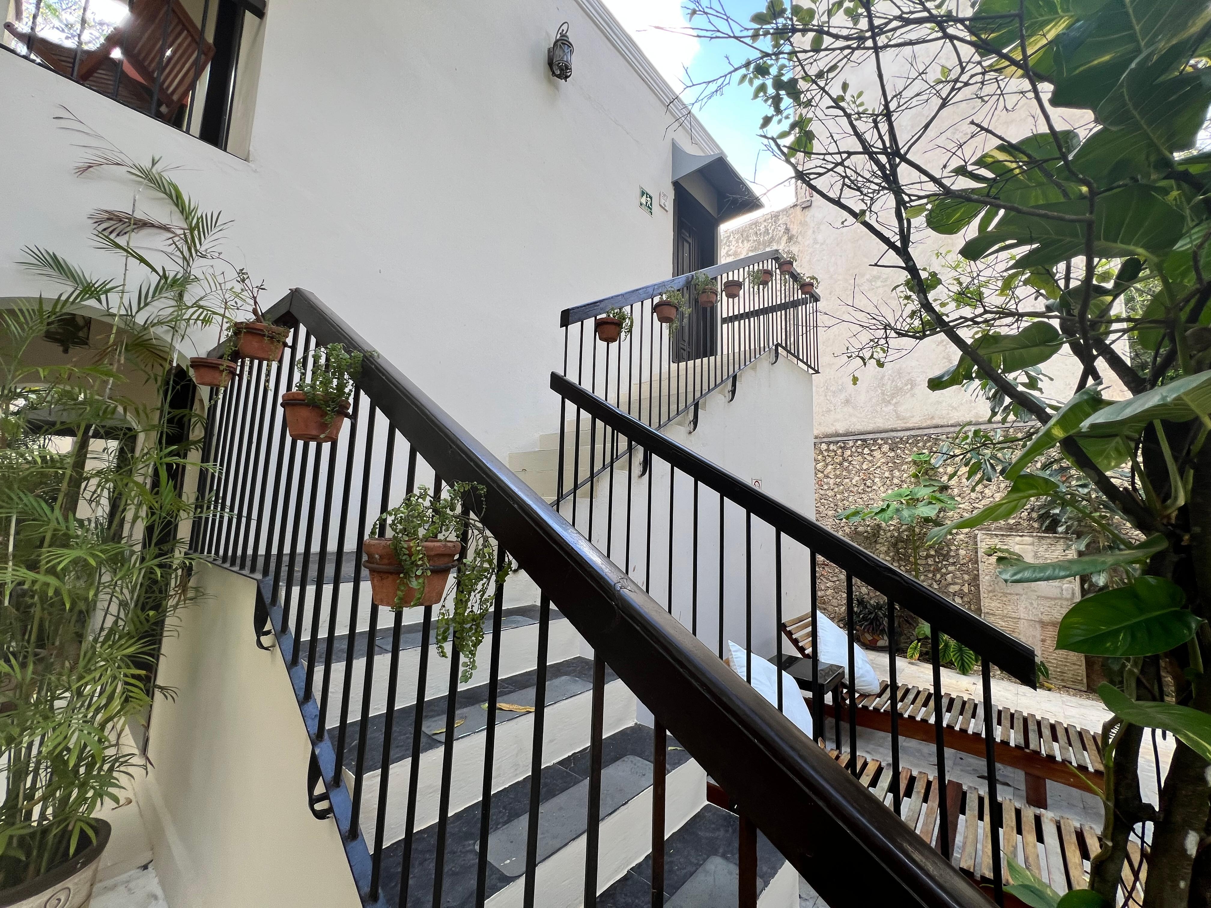 Beautiful interior courtyard