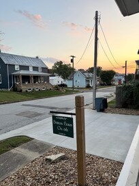 Sunrise coffee from the front porch