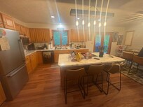 Fully stocked kitchen