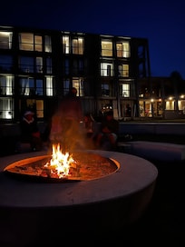 Evening firepit