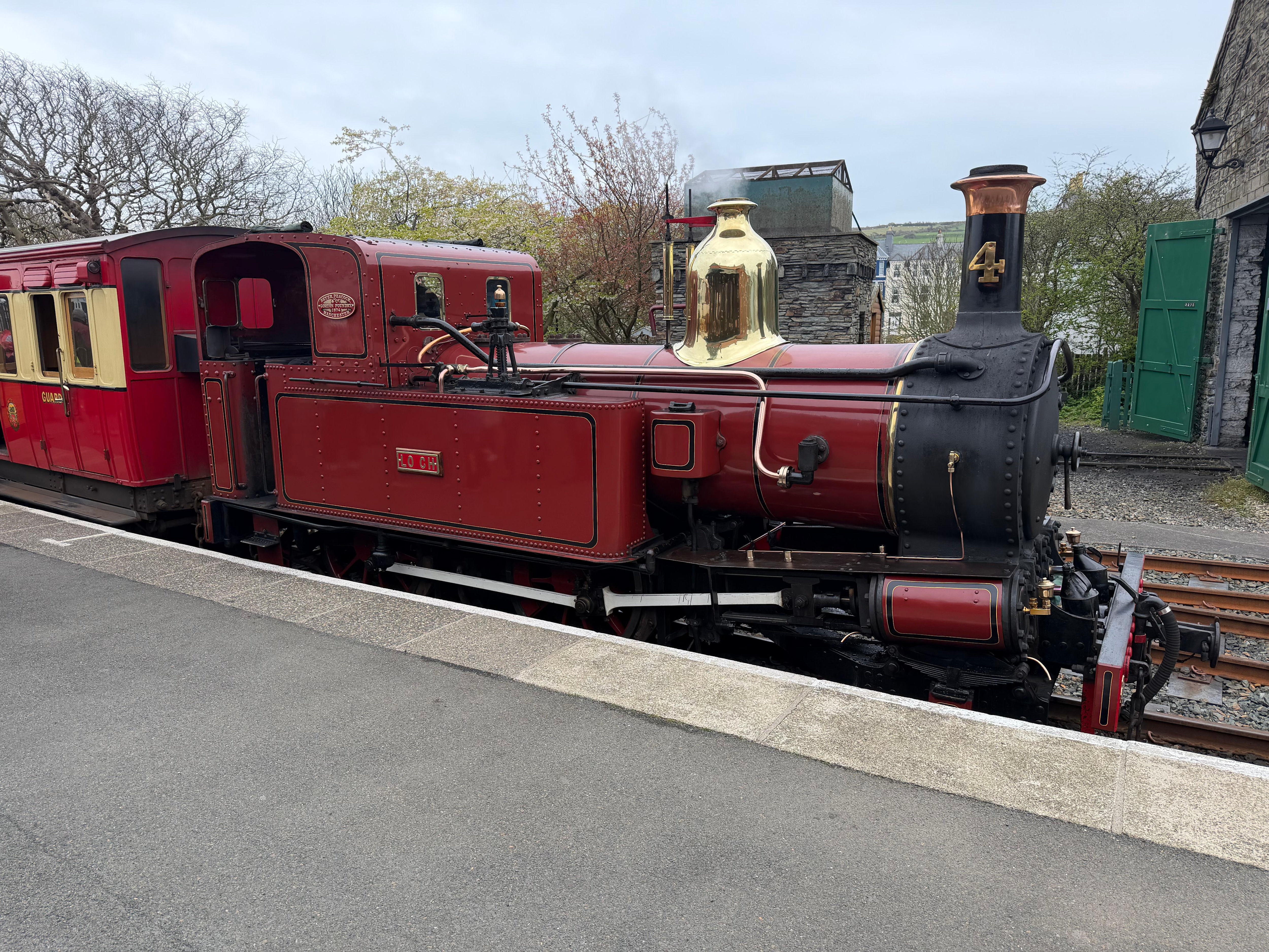 Steam train to Port Erin