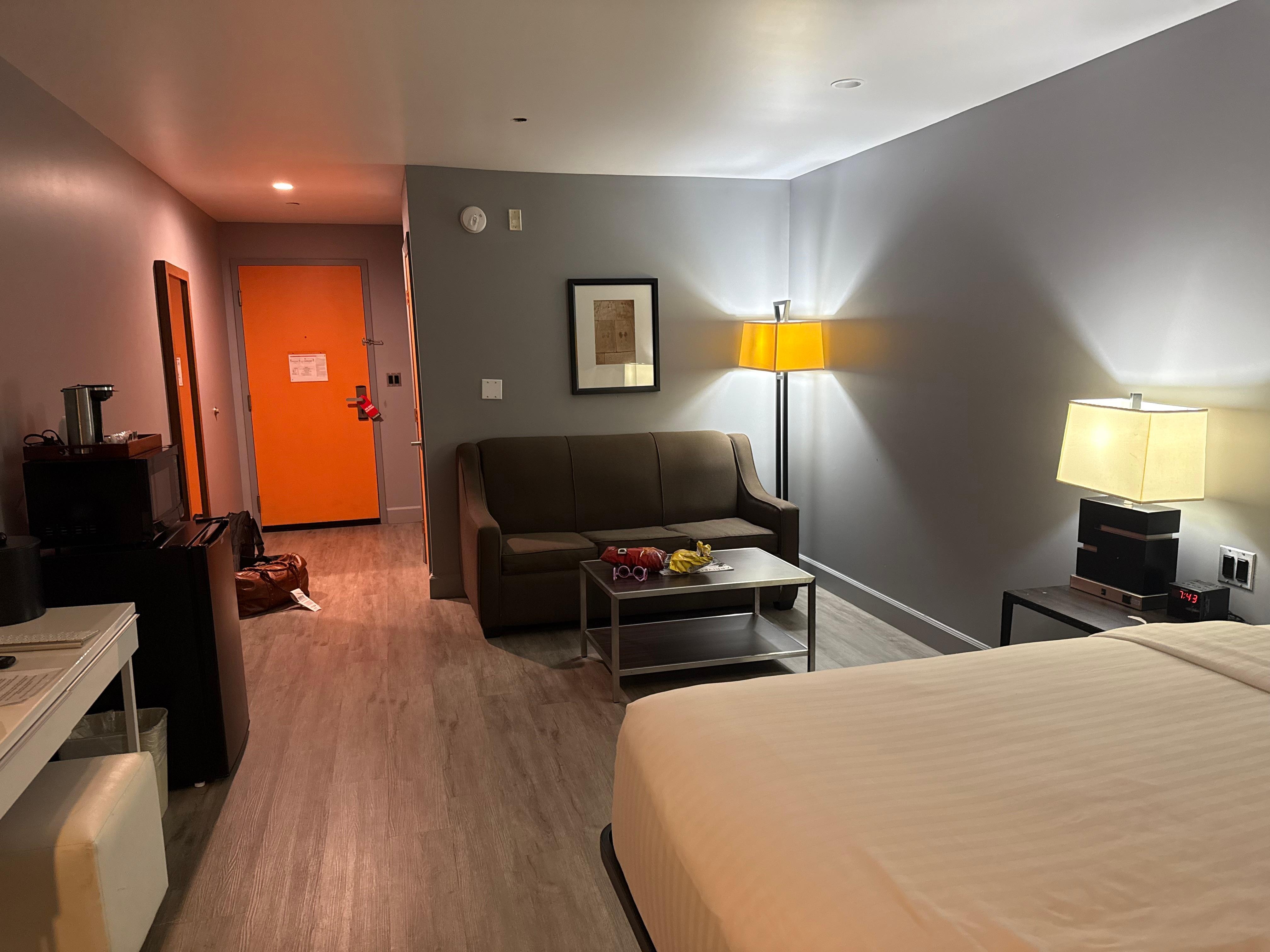 Nice spacious room with two head showers