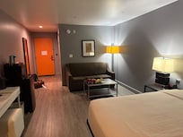 Nice spacious room with two head showers