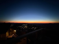 Sunrise off deck.